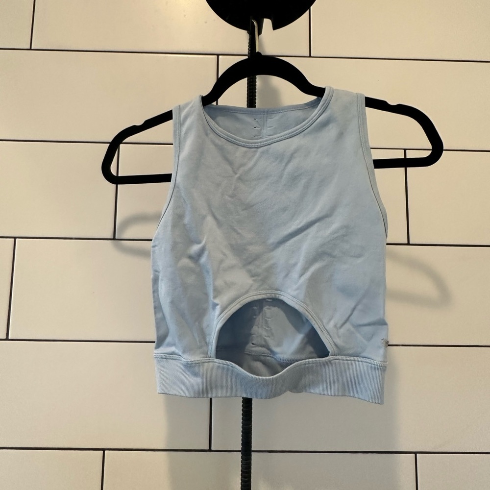 Blue bralette/ crop top